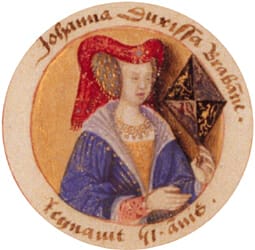 Peinture de Jeanne de Brabant