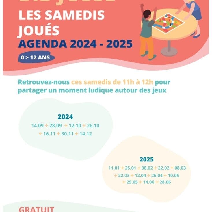 AFFICHES SAMEDIS JOUES 2024-2025