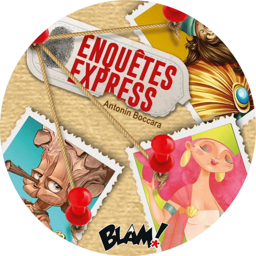 boîte du jeu enquêtes express